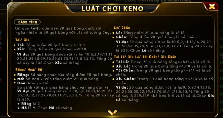 Bùng Nổ Cảm Xúc Chiến Thắng Rực Rỡ Cùng Keno B52 Club Đẳng Cấp Nhất