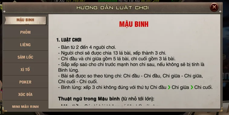 Siêu Phẩm Mậu Binh B52 Club Đấu Trường Trí Tuệ Rực Cháy Ngút Trời