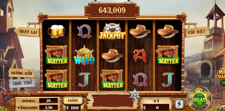 Tuyệt Chiêu Hoàn Thành 20 Vòng Quay Game Slot Miền Viễn Tây Tại B52Club Thần Tốc
