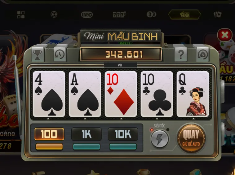 Chinh Phục Nhiệm Vụ Hoàn Thành 10 Ván Mậu Binh Tại B52Club Cực Đỉnh